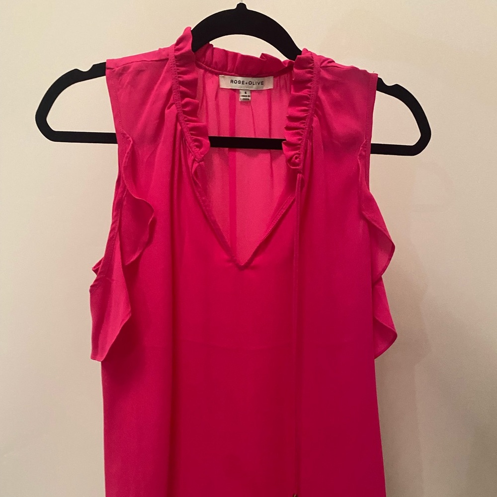 Bright pink top